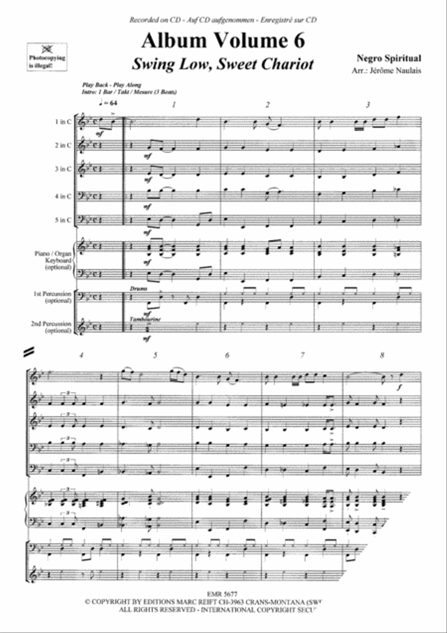 Album Volume 6 Brass Band scores gallery preview page 3