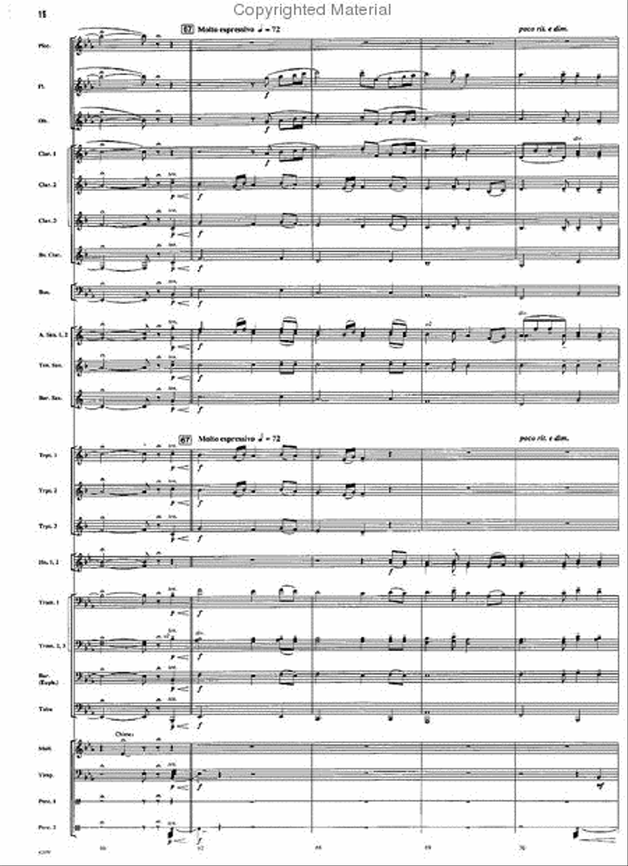 A Vision of Majesty Concert Band scores gallery preview page 15