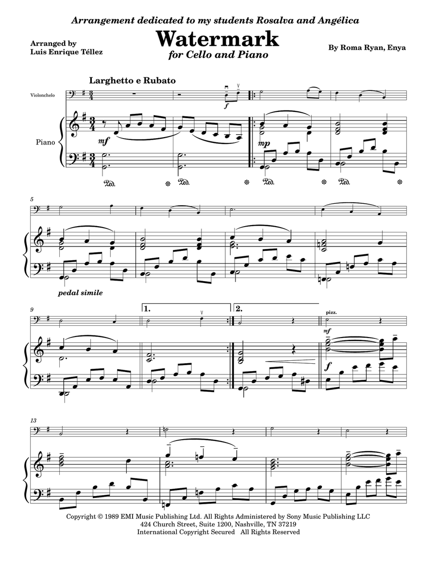 Watermark String Duet scores gallery preview page 1