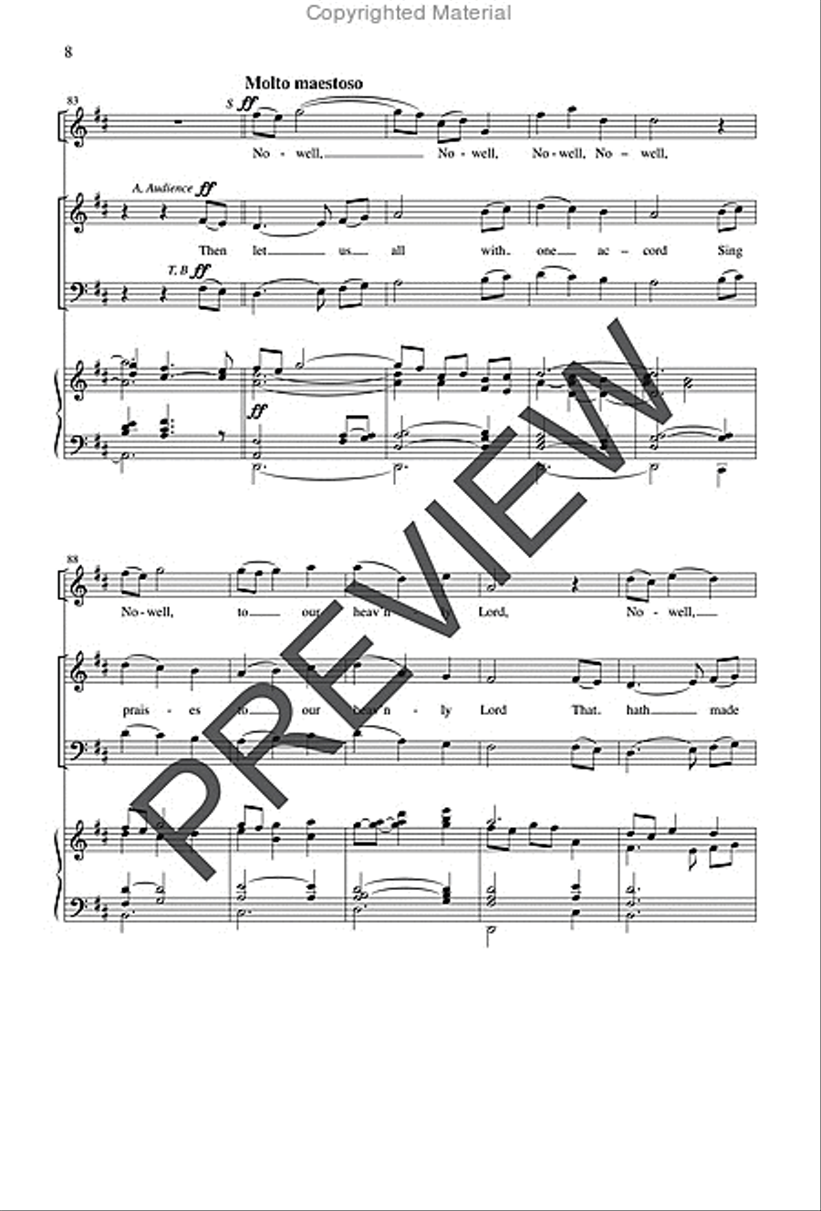 Festival First Nowell Festival First Nowell 4-Part scores gallery preview page 7