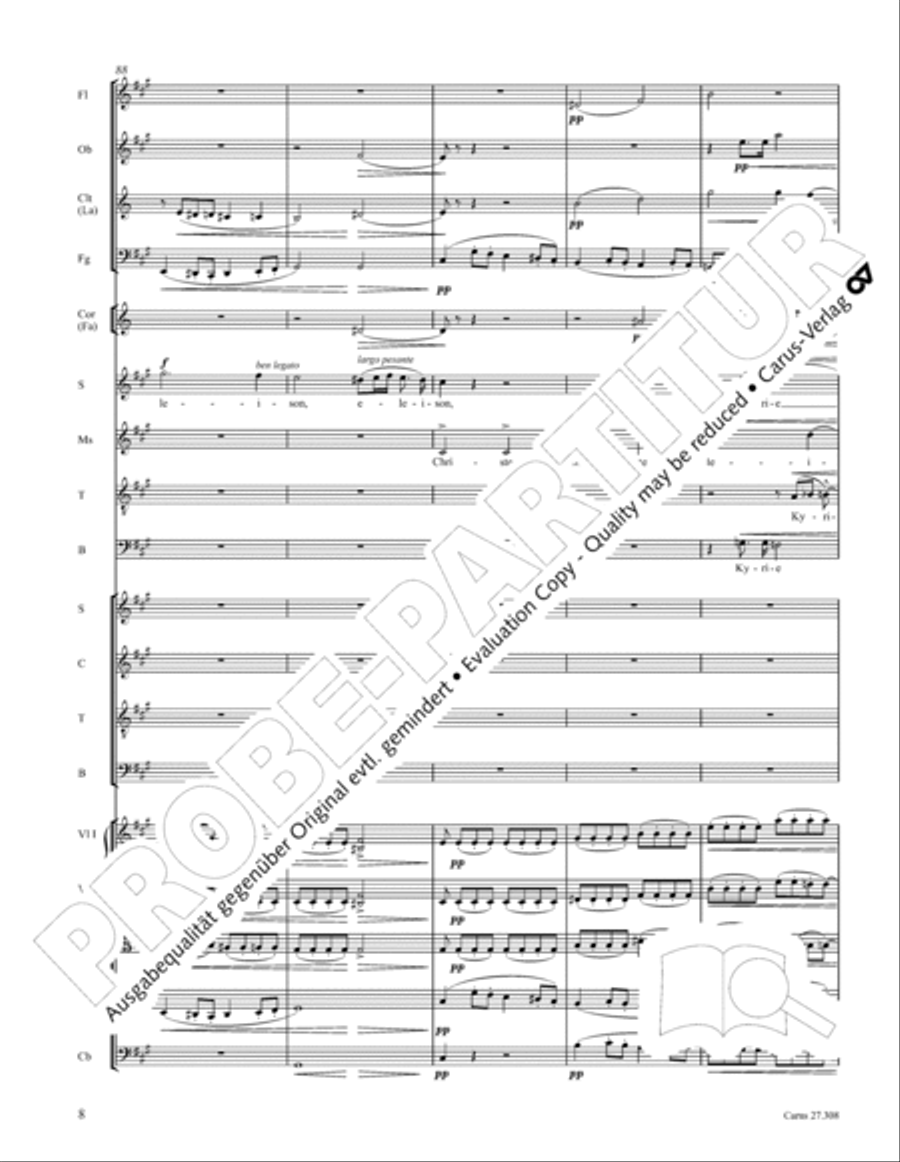 Messa da Requiem 4-Part scores gallery preview page 14