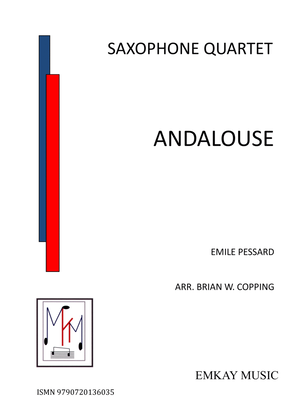 Book cover for ANDALOUSE – SAXOPHONE QUARTET