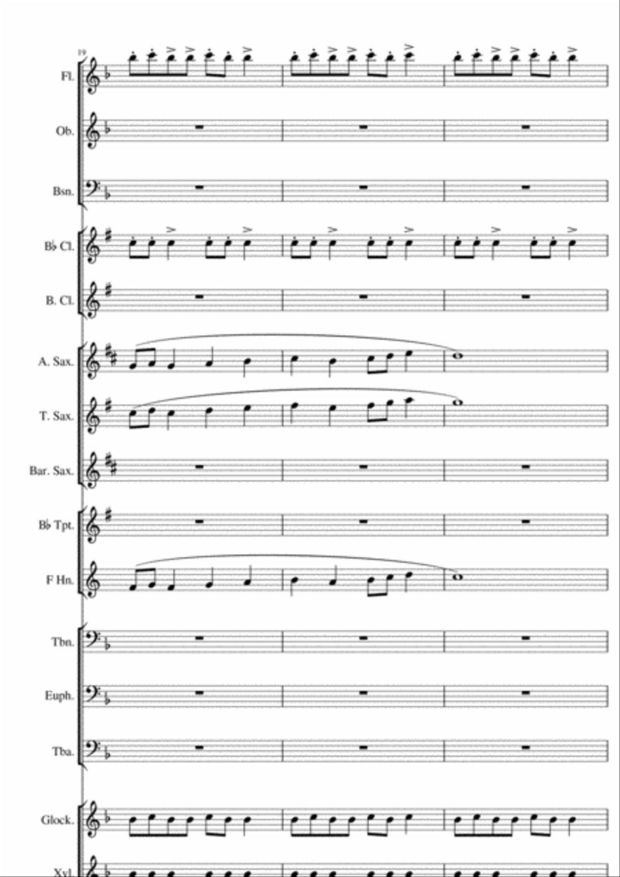 Space Rocket Adventure Space Rocket Adventure Concert Band scores gallery preview page 6