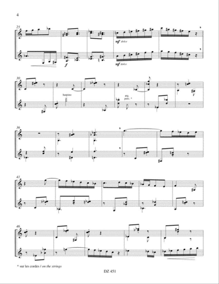 Pentagone - Sécante Classical Guitar scores gallery preview page 4