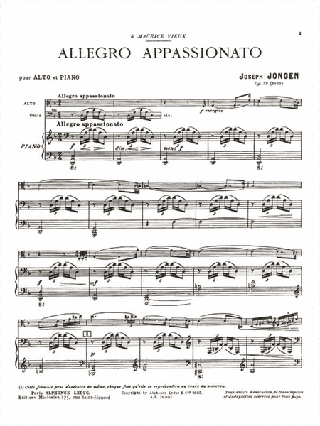 Allegro Appassionato Op. 79