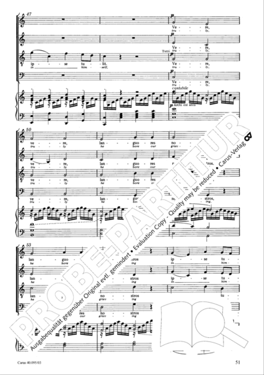 The Seven Words (Die Sieben Worte) 4-Part scores gallery preview page 52