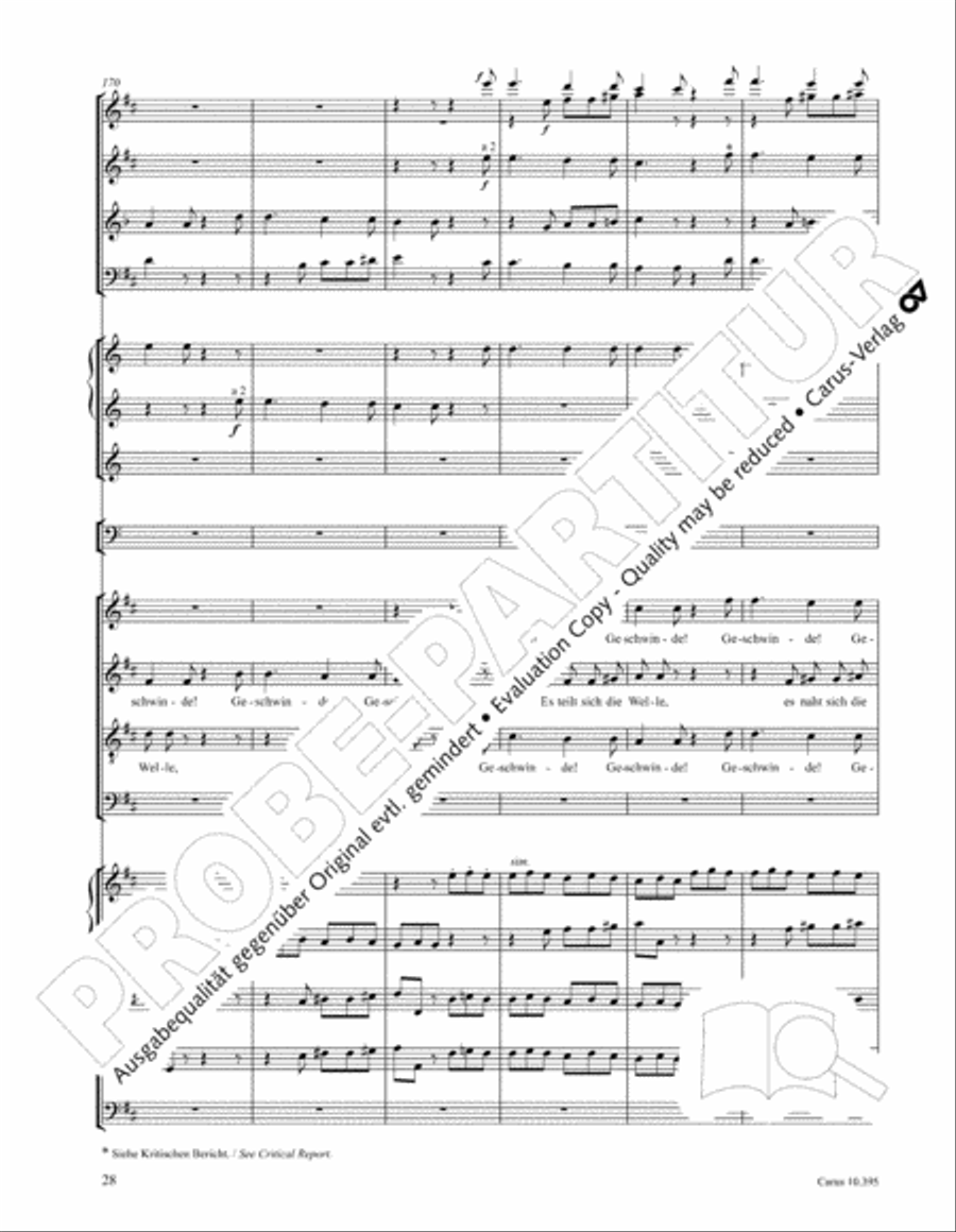 Calm Sea and Prosperous Voyage 4-Part scores gallery preview page 29