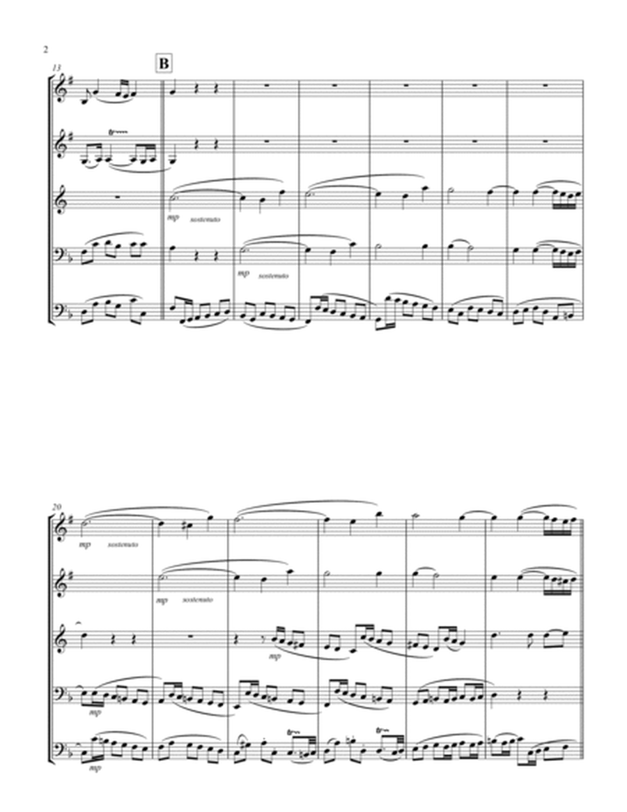 Recordare (from "Requiem") (F) (Brass Quintet - 2 Trp, 1 Hrn, 2 Trb)