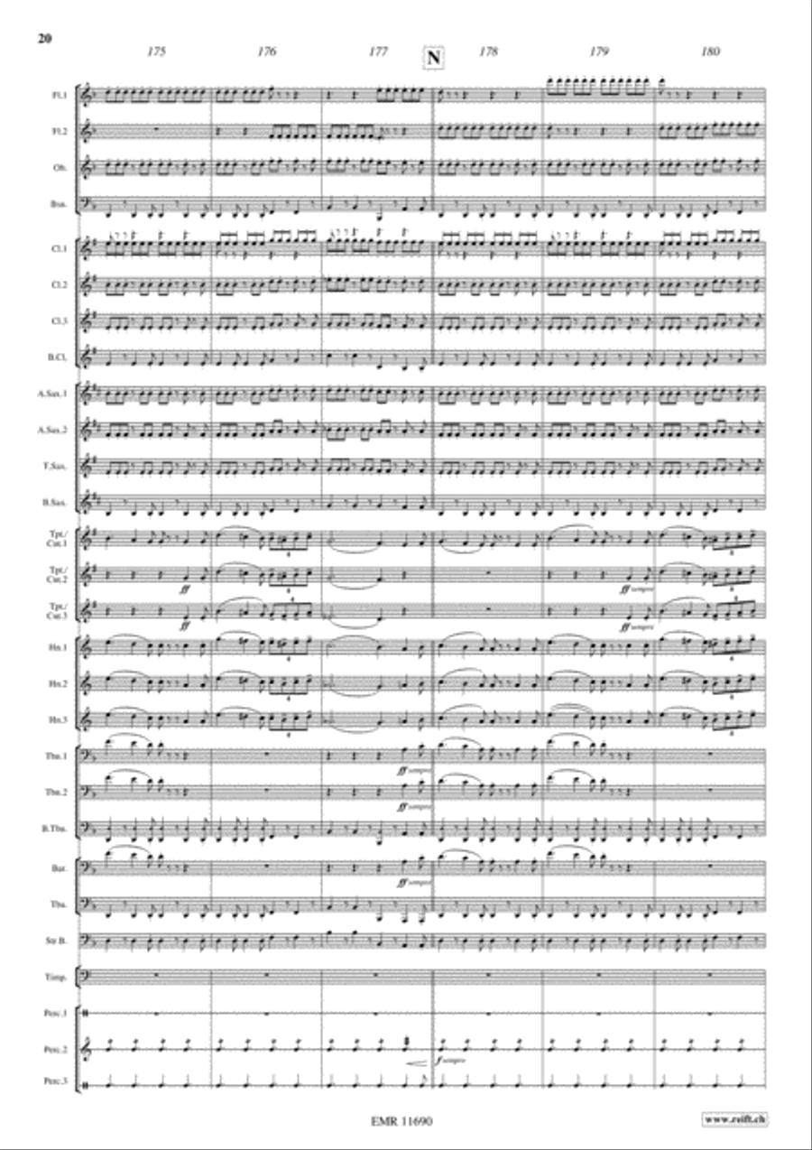 Little Tom Thumb Concert Band scores gallery preview page 21