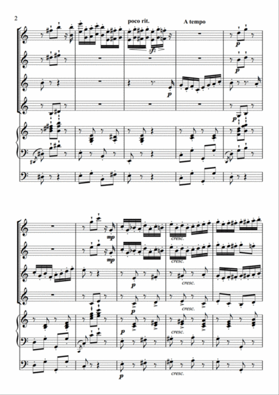 Divertissement pizzicati Divertissement pizzicati Set of Parts scores gallery preview page 4