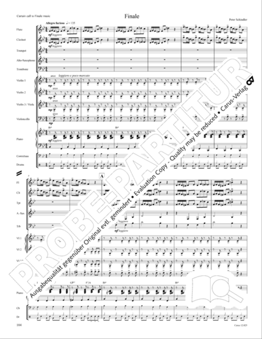 Circus Allegro Choir scores gallery preview page 105