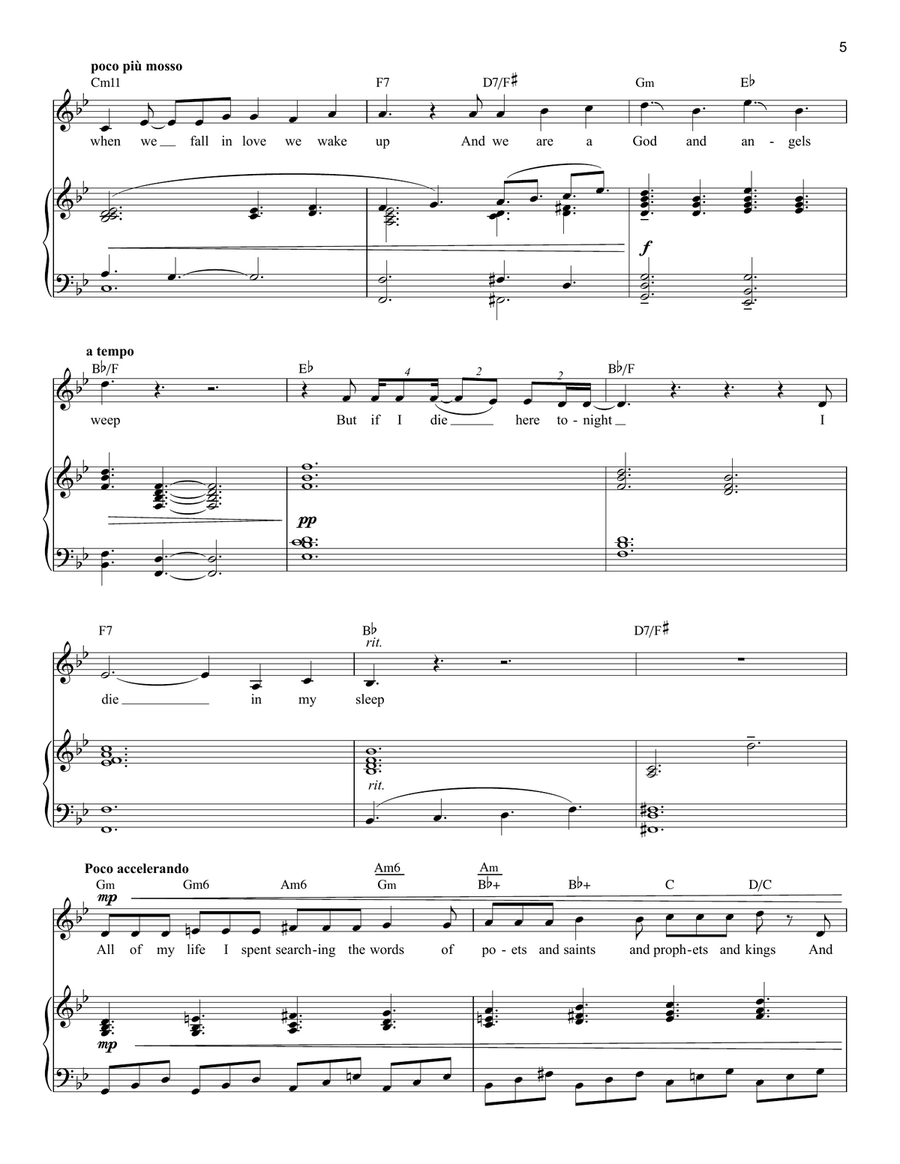 Dust And Ashes [Solo version] (from Natasha, Pierre & The Great Comet of 1812) Baritone Horn TC scores gallery preview page 5