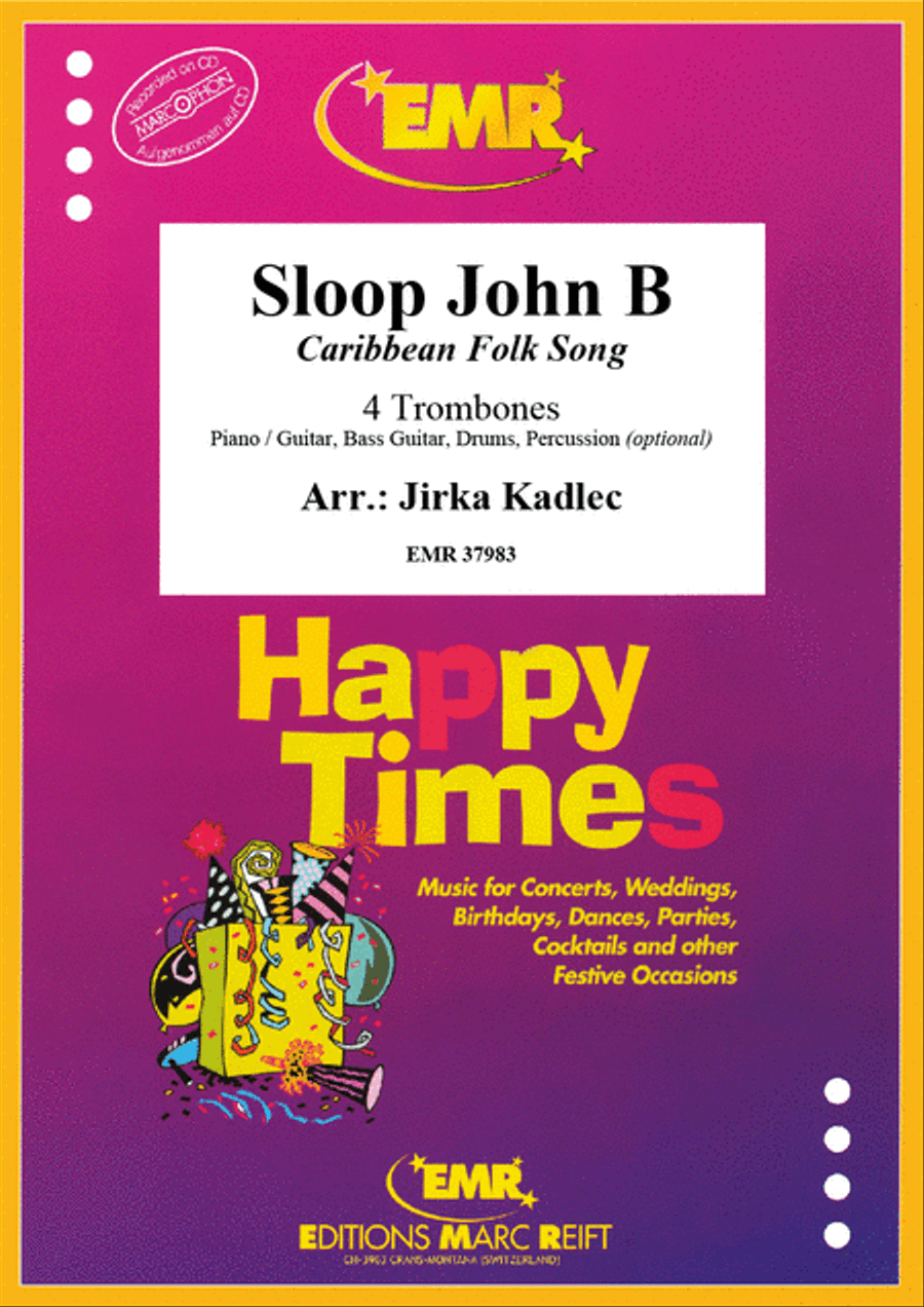 Sloop John B Trombone Quartet scores gallery preview page 1