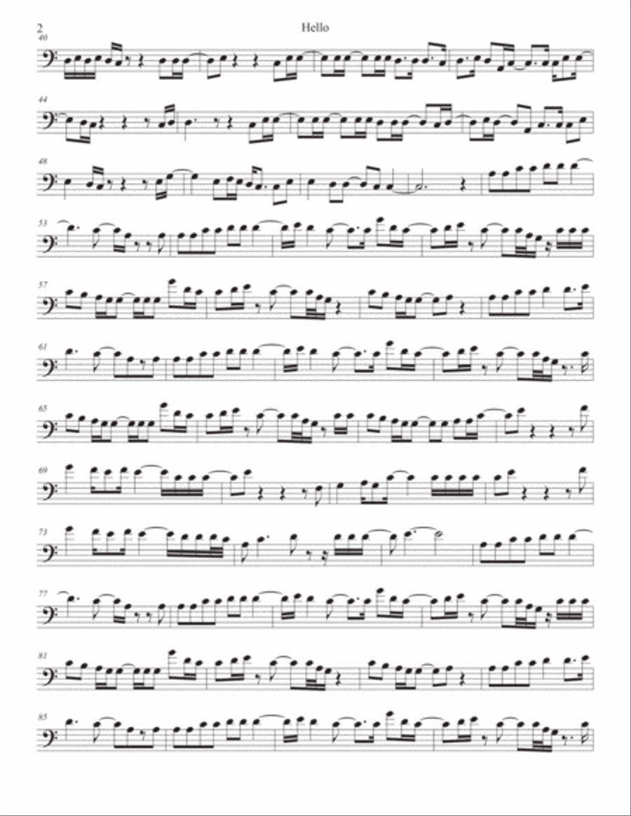 Hello Bassoon Solo scores gallery preview page 2