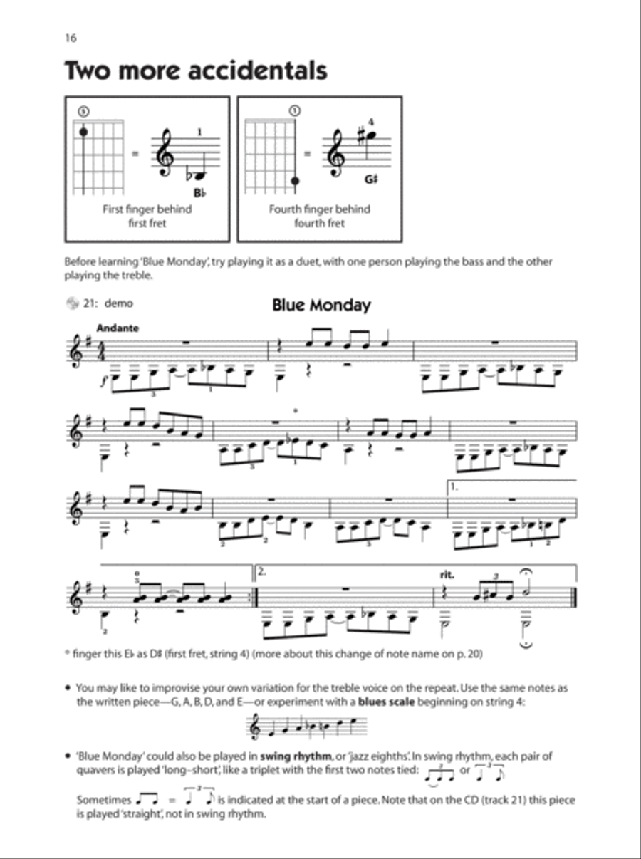 Enjoy Playing Guitar Tutor Book 2 + CD Acoustic Guitar scores gallery preview page 4