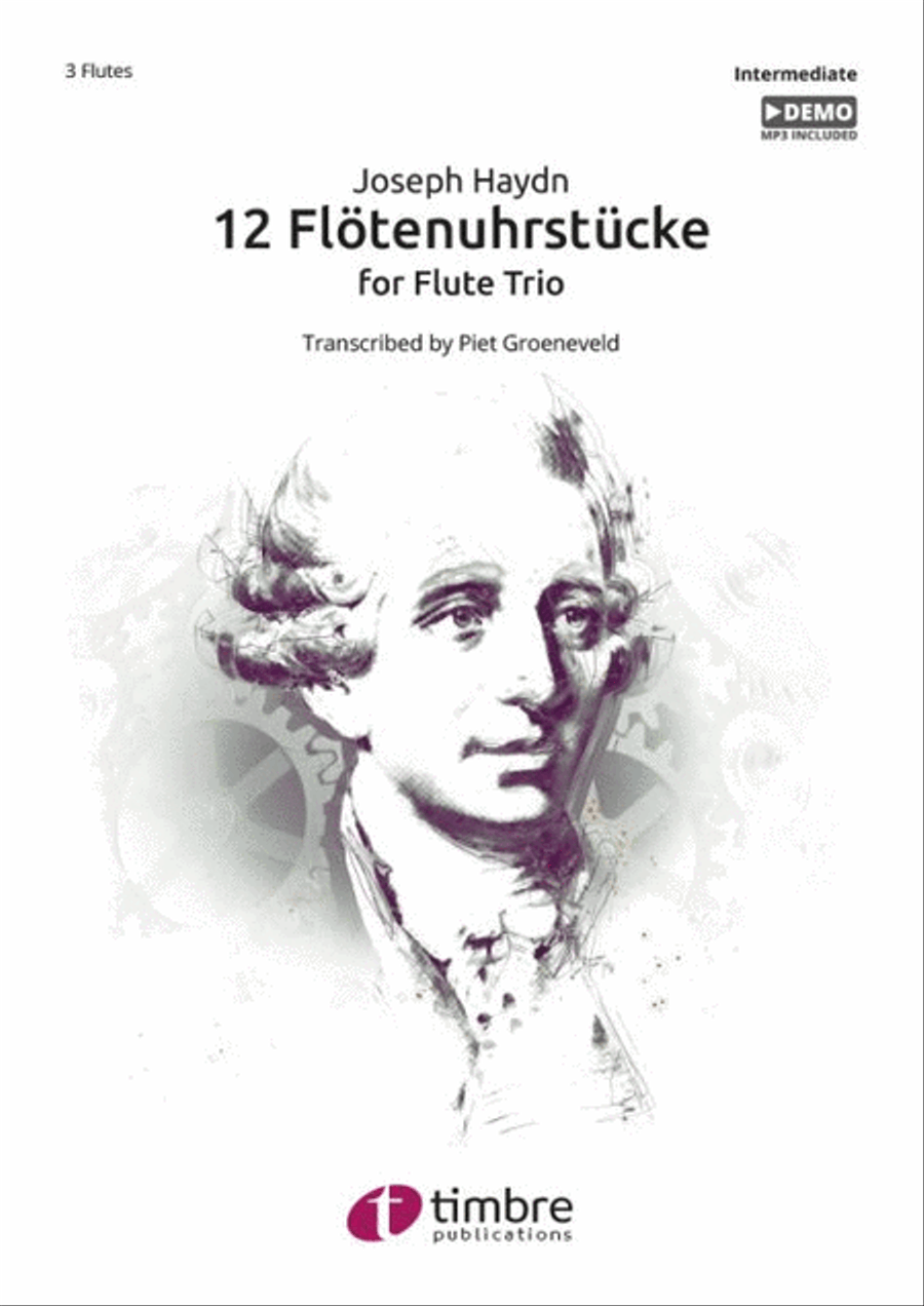 12 Flötenuhrstücke 12 Flötenuhrstücke Flute Trio scores gallery preview page 1