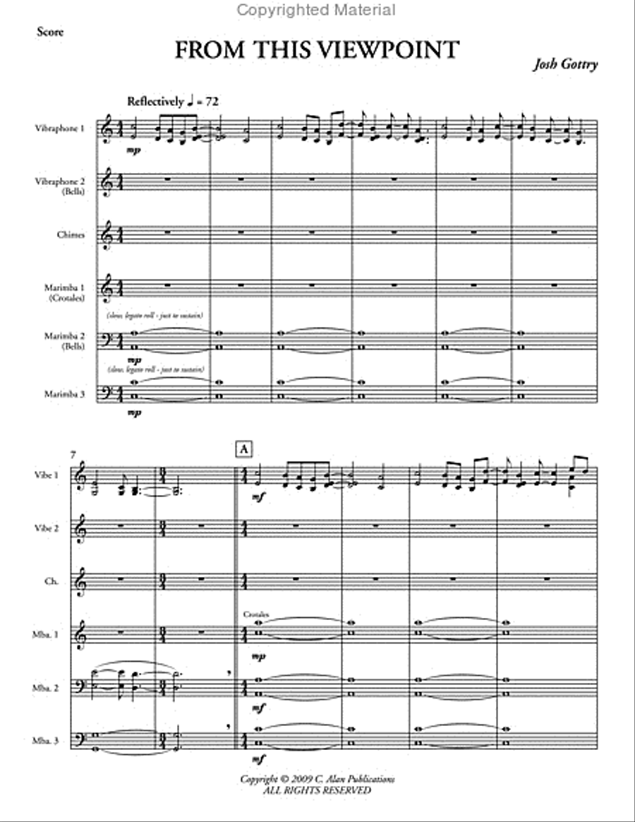 From this Viewpoint Percussion Ensemble scores gallery preview page 2