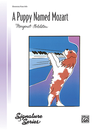 Book cover for A Puppy Named Mozart