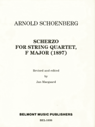 Book cover for Scherzo for String Quartet