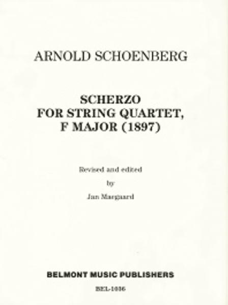 Scherzo for String Quartet image number null