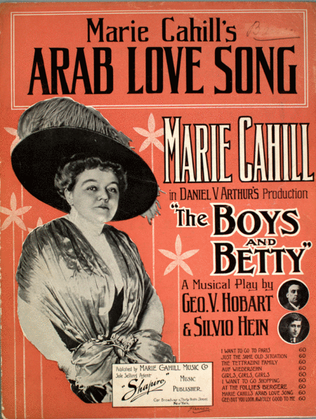 Marie Cahill's Arab Love Song