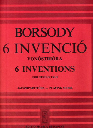 Book cover for 6 Inventionen Für Streichtrio