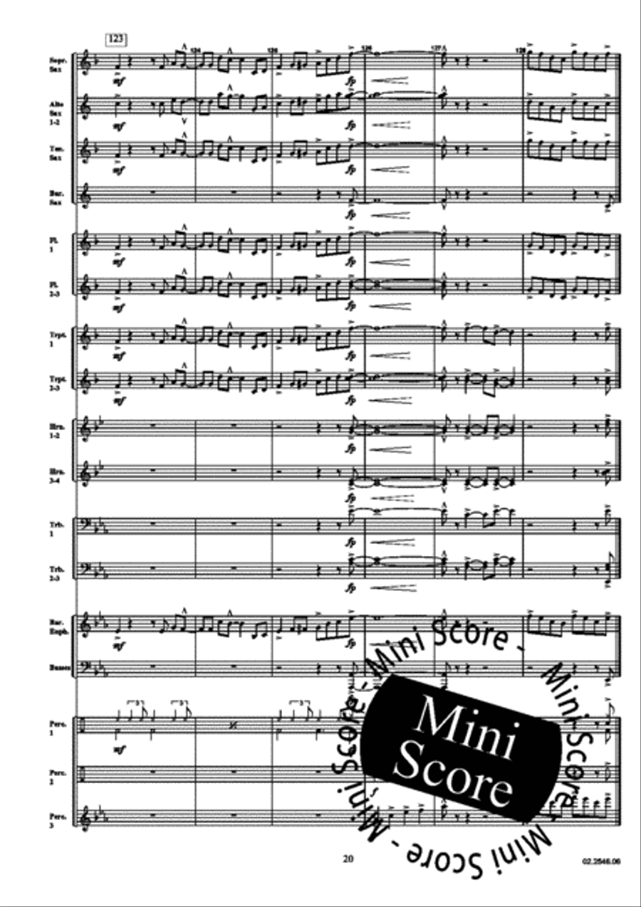 Stevie Wonder Medley Big Band scores gallery preview page 24
