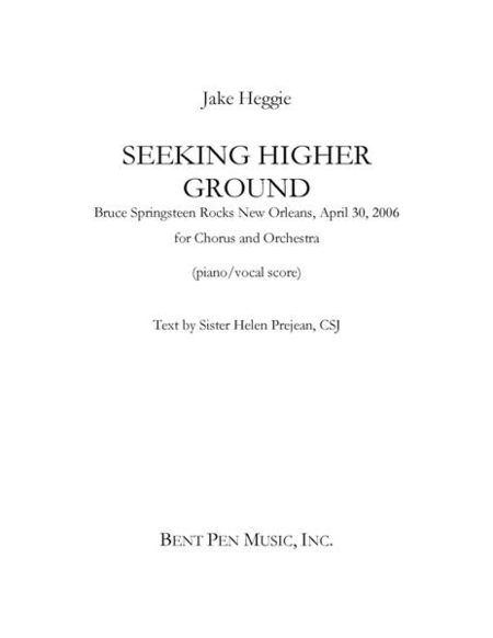 Seeking Higher Ground (choral score)