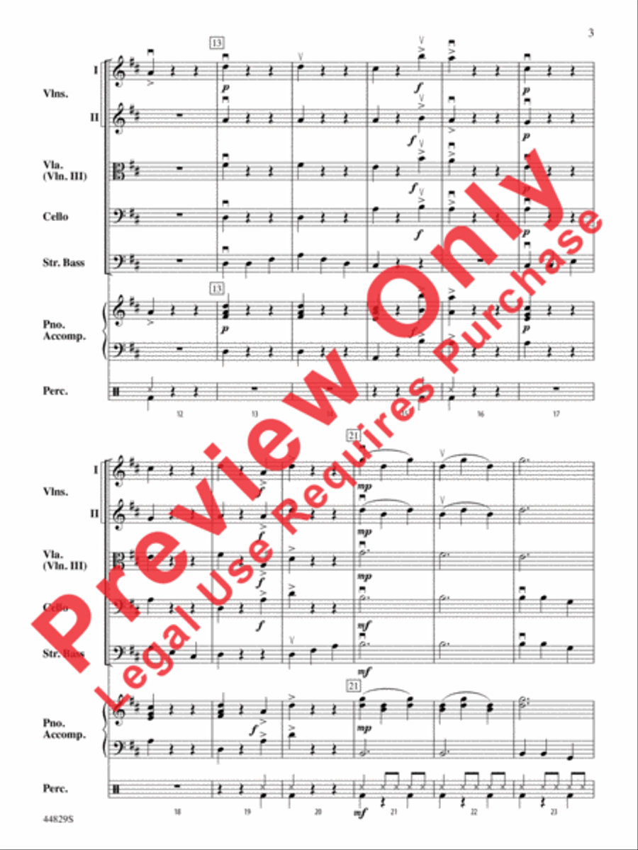 Uno, Dos, Bass! Uno, Dos, Bass! String Orchestra scores gallery preview page 16