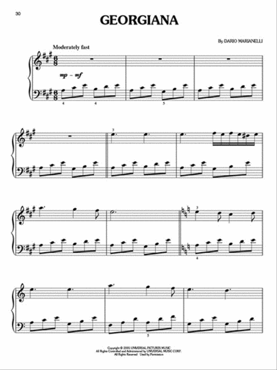 Pride & Prejudice Pride & Prejudice Easy Piano scores gallery preview page 3