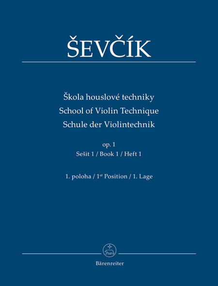 School of Violin Technique op. 1 (Book 1)