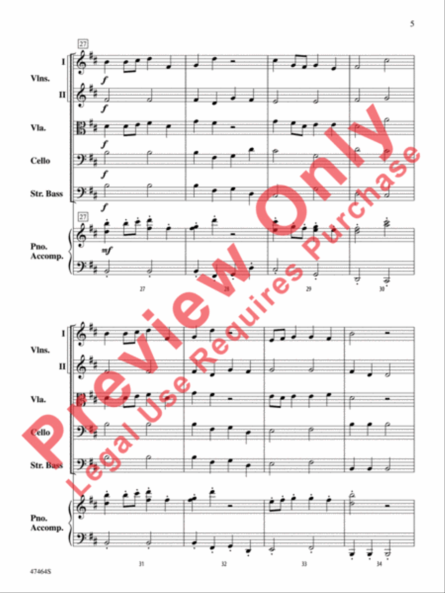 A Russian Winter String Orchestra scores gallery preview page 6