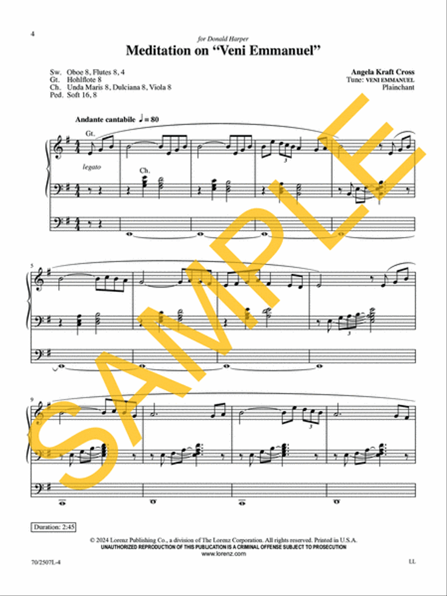 Hymn Inventions for Organ Organ Solo scores gallery preview page 5