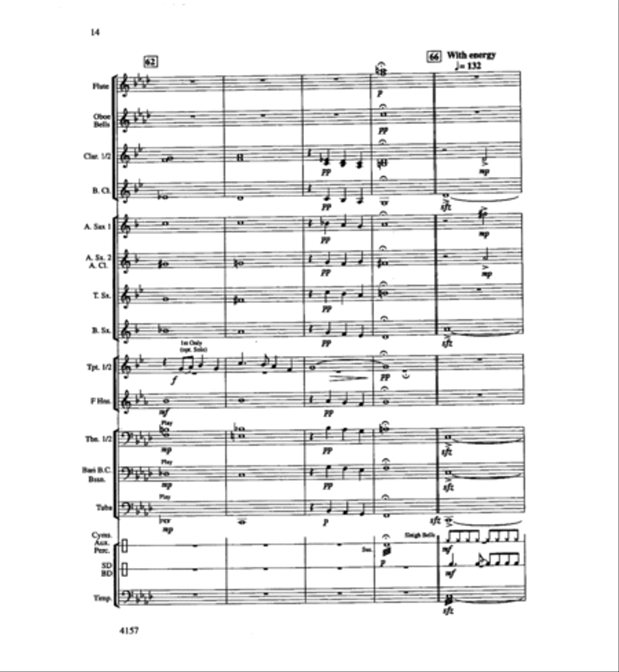 Mt. Hood Portrait Concert Band scores gallery preview page 14