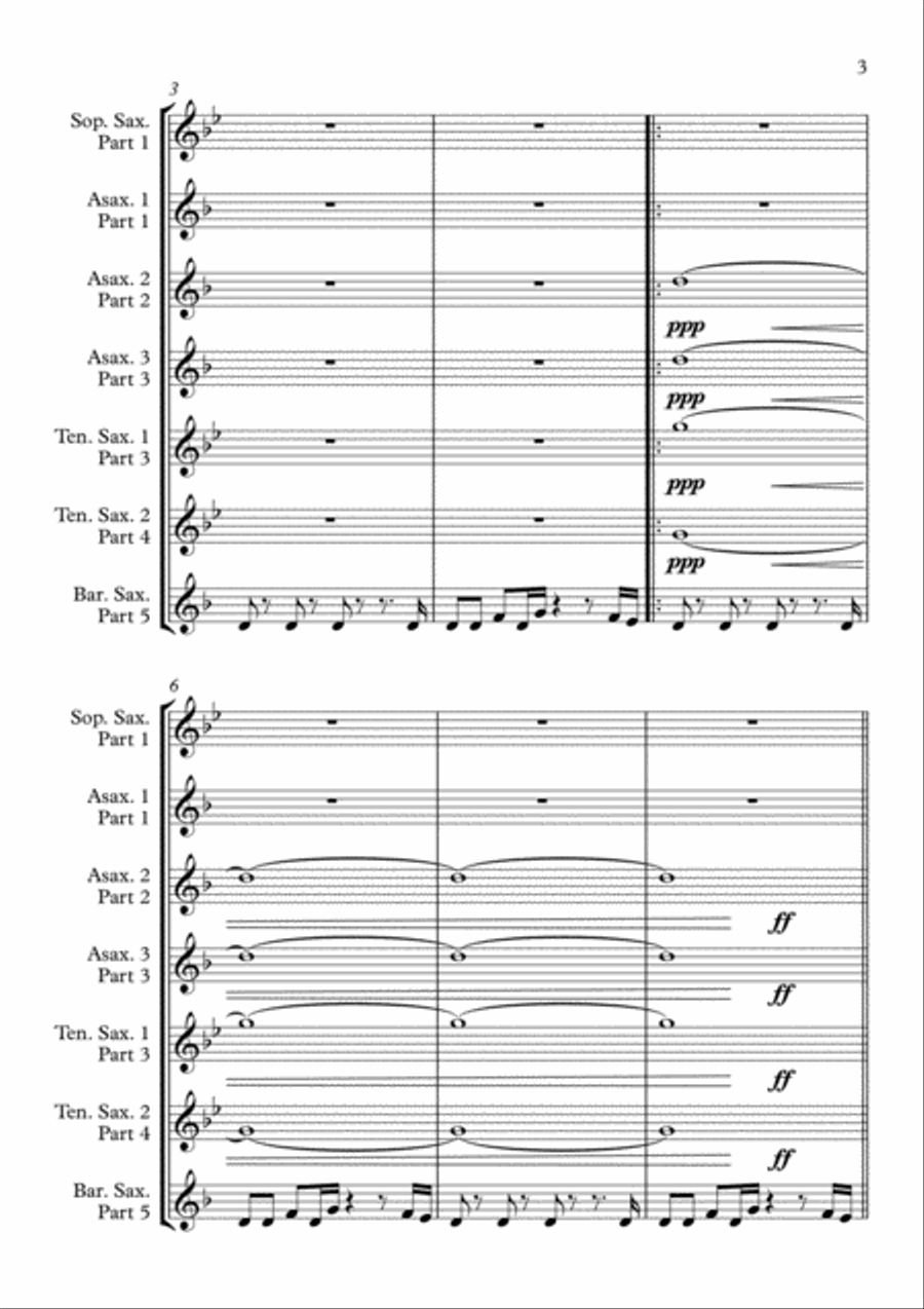 Another One Bites The Dust Woodwind Quintet scores gallery preview page 3