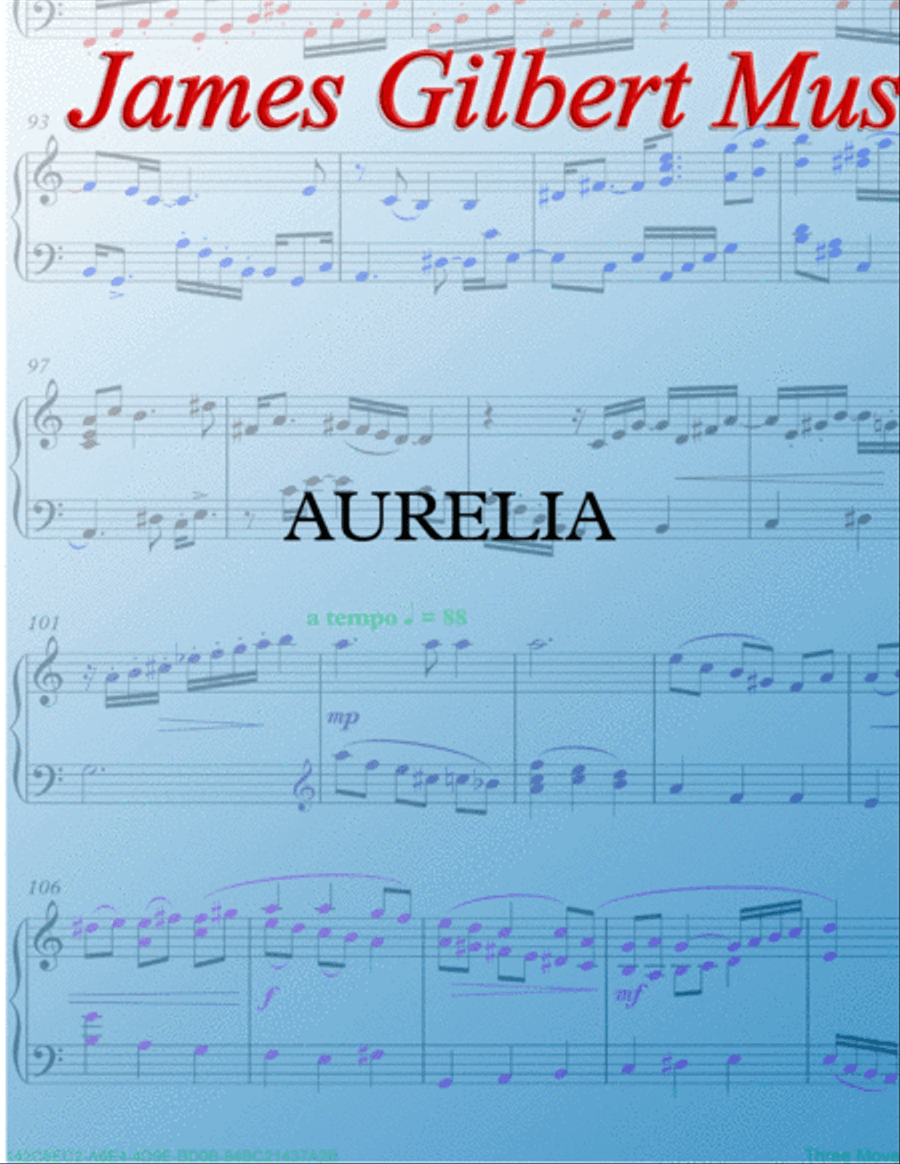 AURELIA (The Church's One Foundation) Small Ensemble scores gallery preview page 4