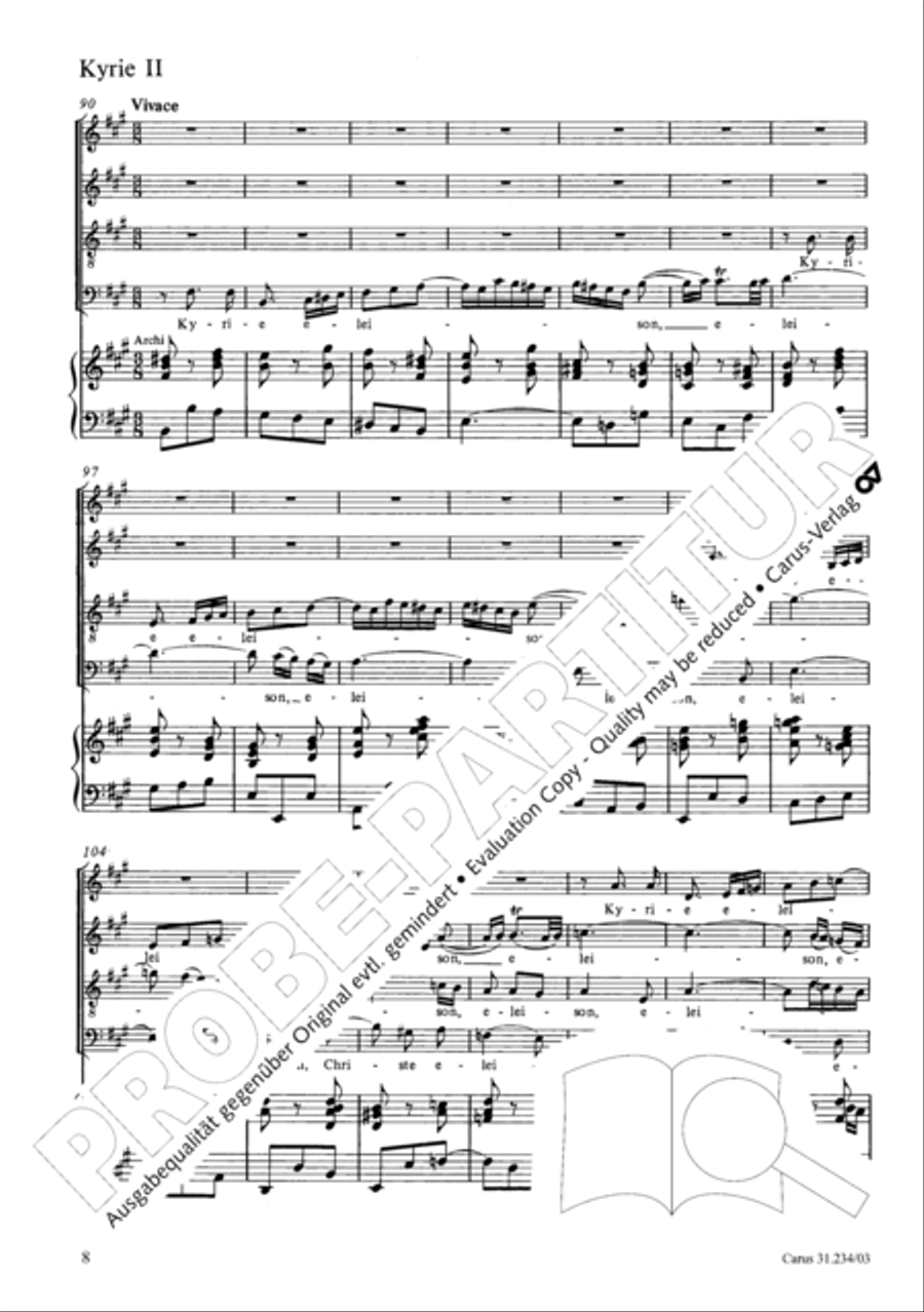 Mass in A major Mass in A major 4-Part scores gallery preview page 11