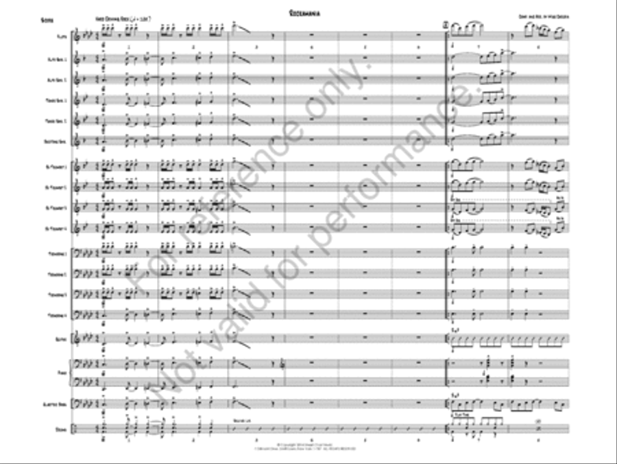 Rockamania Jazz Ensemble scores gallery preview page 3