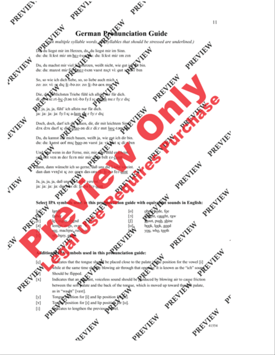 Du, Du Liegst Mir im Herzen 4-Part scores gallery preview page 11
