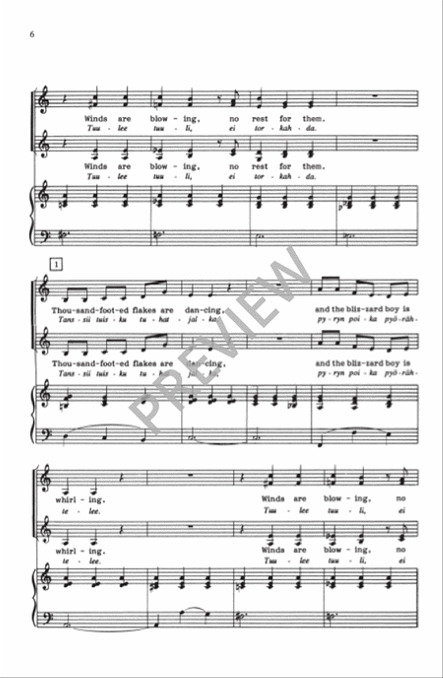 Water Under Snow Is Weary (Vocal Score) SSAA scores gallery preview page 5