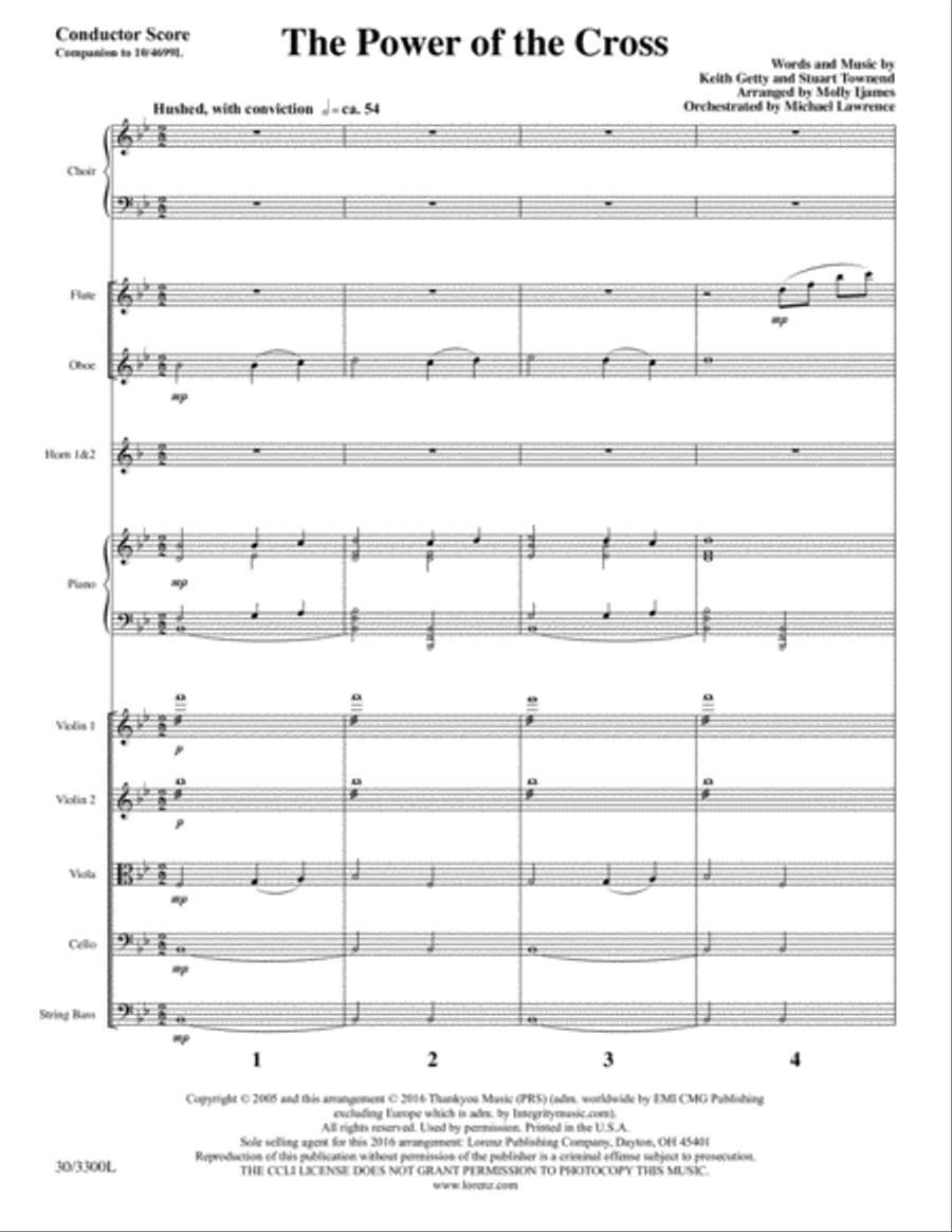 The Power of the Cross - Instrumental Ensemble Score and Parts Choir scores gallery preview page 3
