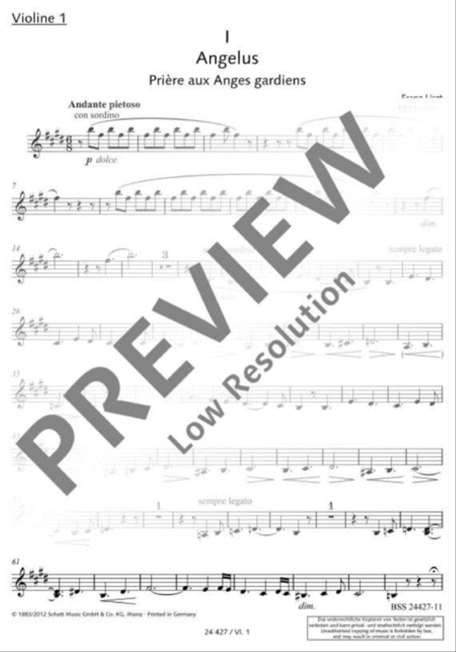 Angelus! Violin scores gallery preview page 2