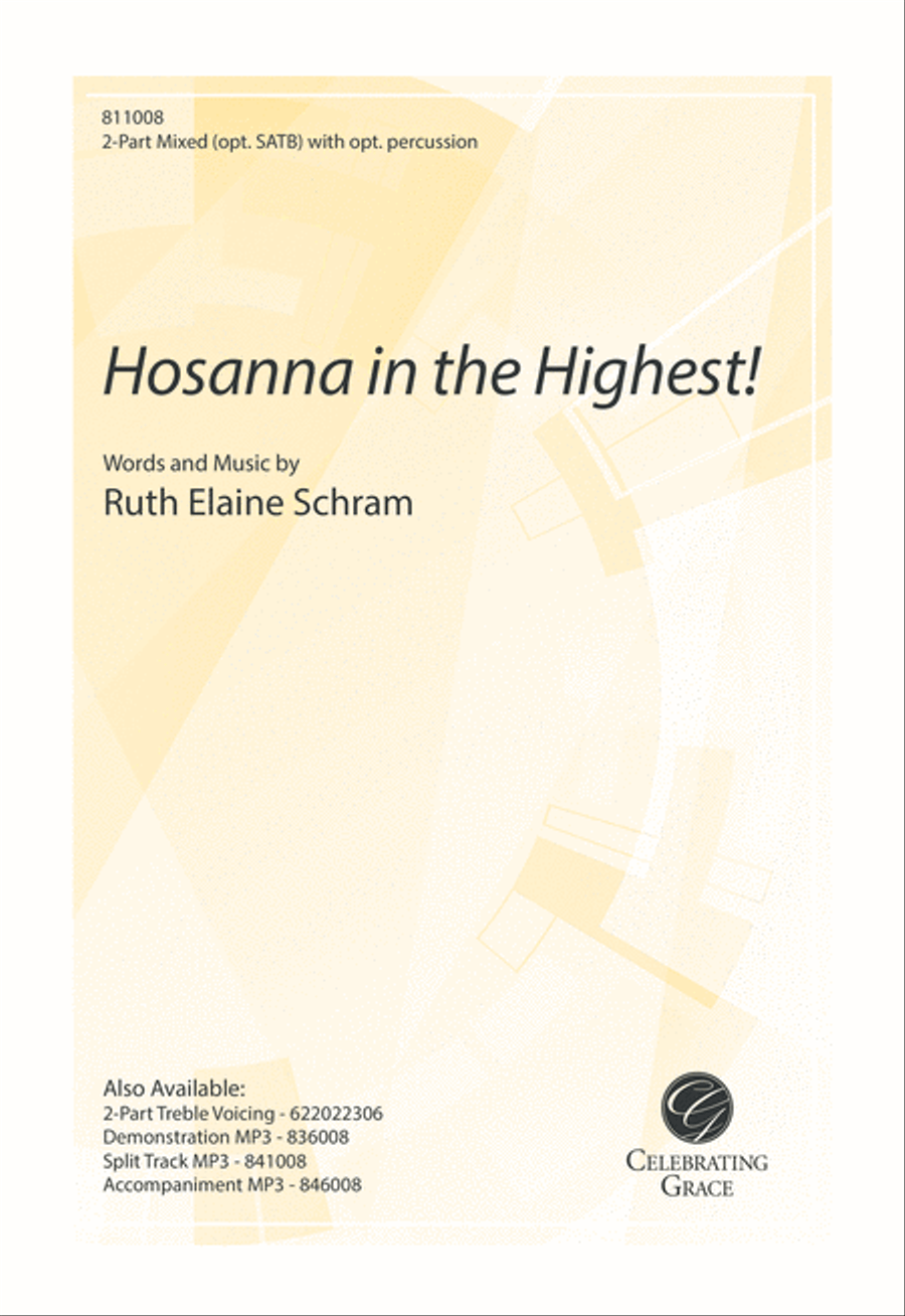 Hosanna in the Highest! 4-Part scores gallery preview page 1