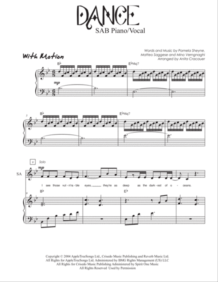 Dance 3-Part scores gallery preview page 2