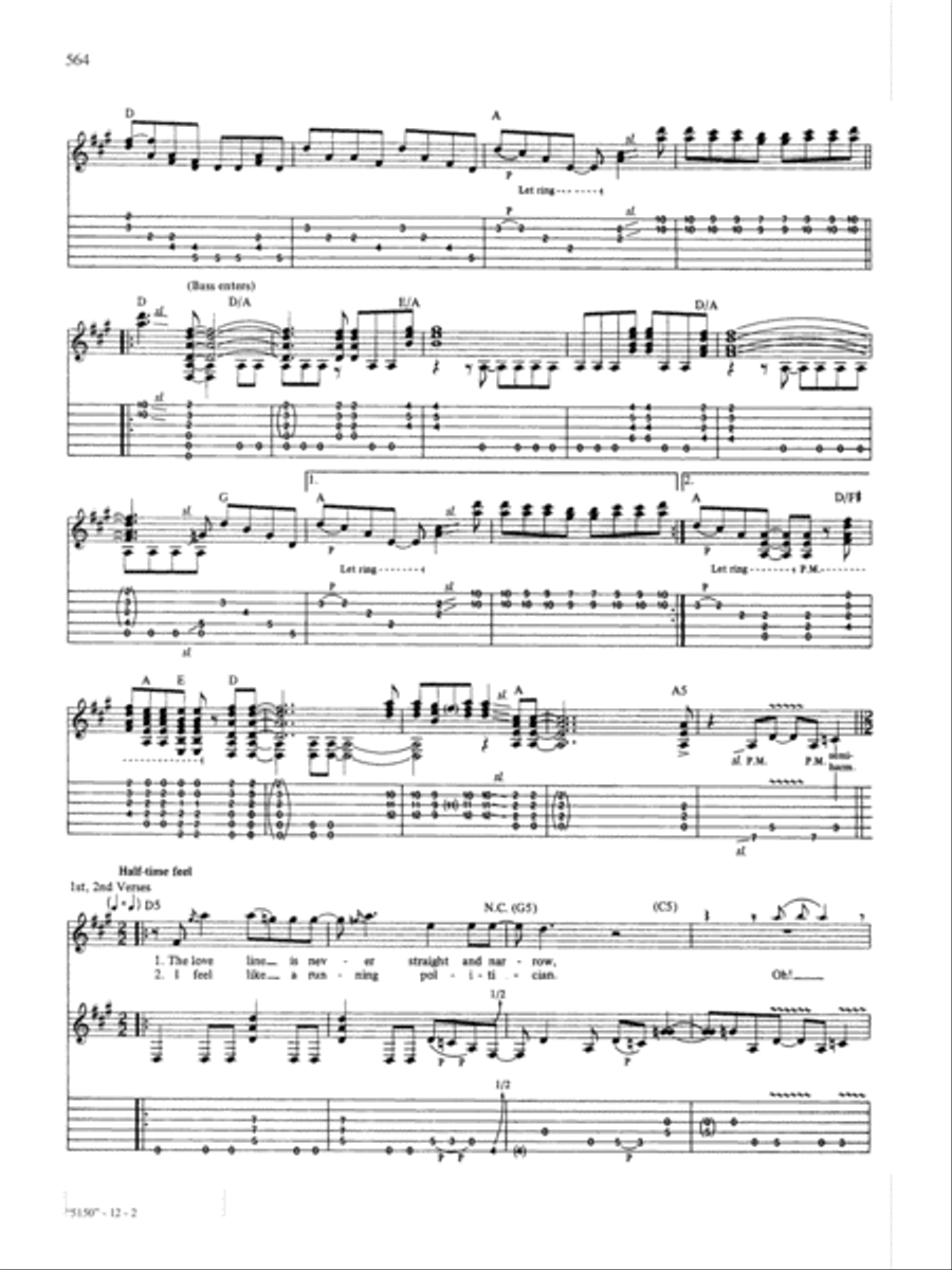 5150 Guitar Tablature scores gallery preview page 2