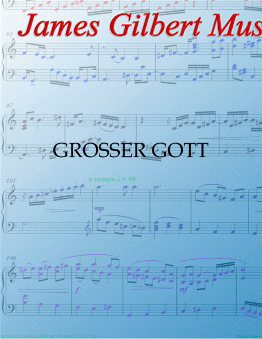GROSSER GOTT (Holy God,We Praise Thy Name) GROSSER GOTT (Holy God,We Praise Thy Name) Small Ensemble scores gallery preview page 4