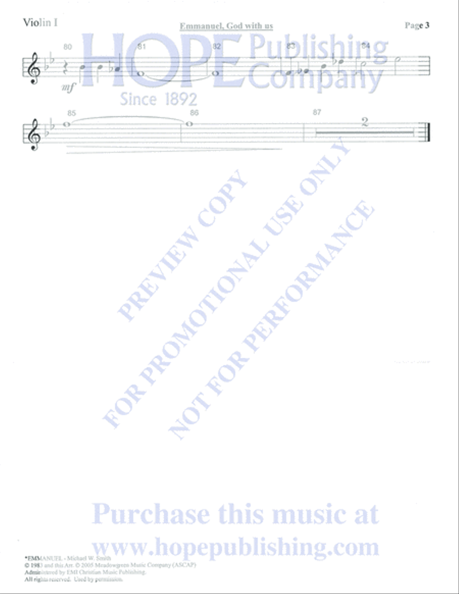 Emmanuel Emmanuel Orchestra scores gallery preview page 307