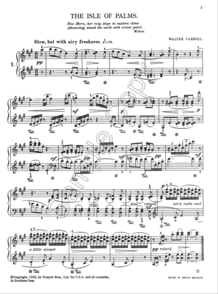 In Southern Seas Piano Solo scores gallery preview page 2