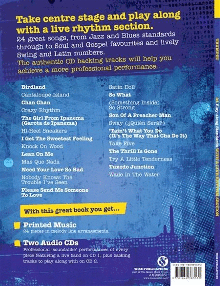 24 Play-Along Standards With A Live Rhythm Section Trumpet Solo scores gallery preview page 2