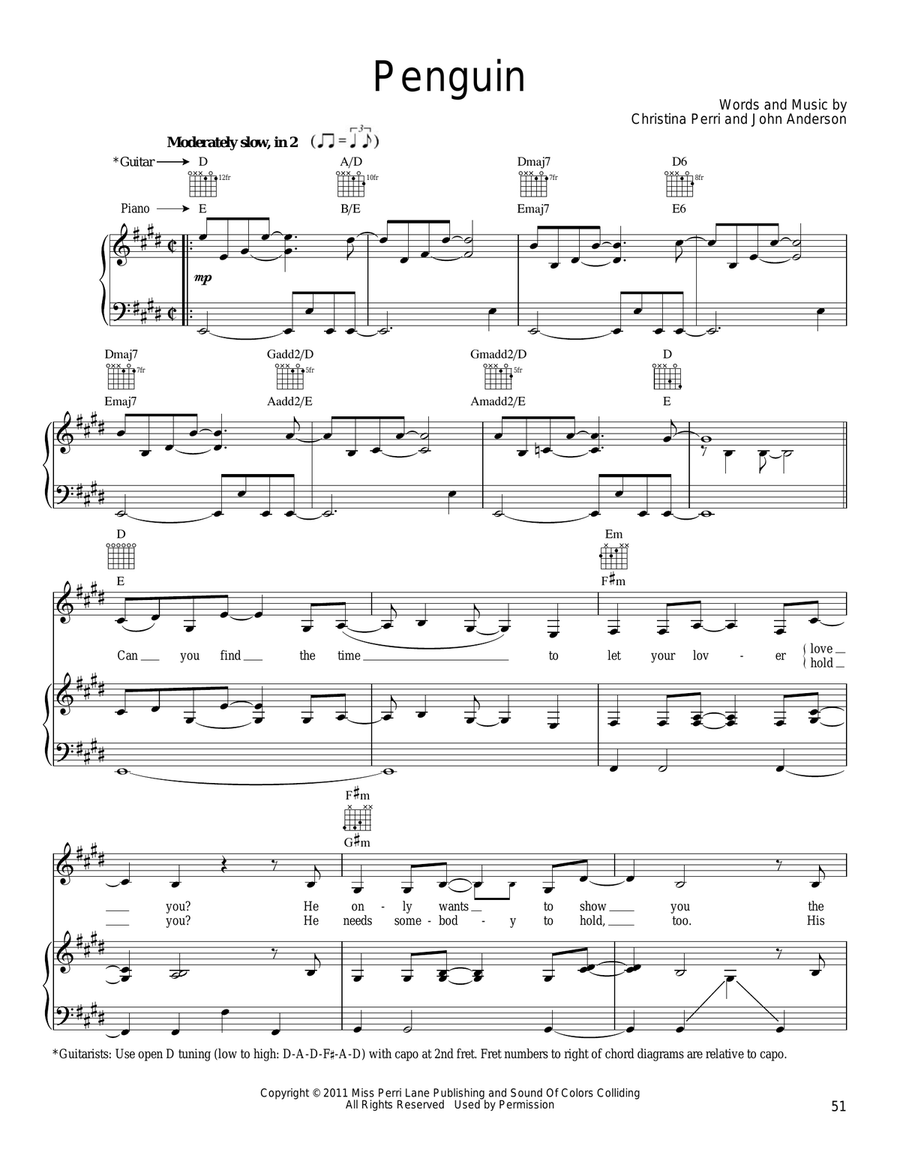 Penguin Acoustic Guitar scores gallery preview page 1